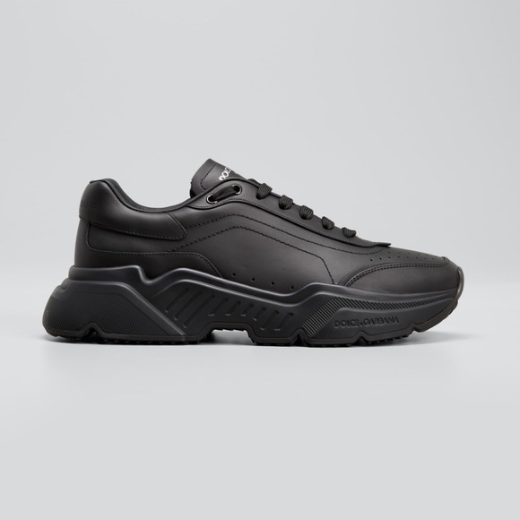 Dolce & Gabbana Day Master Black Chunky Runner Sneakers‎ Size 38 - Picture 1 of 14